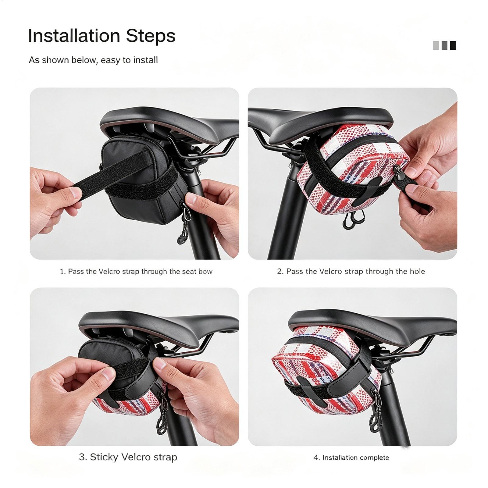 Saddle Bag Bike Bicycle Saddle - Saddle Bag Under Seat 评论和价格