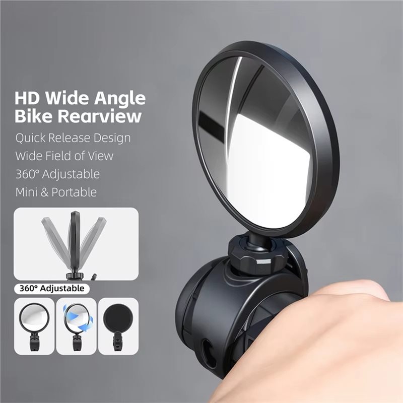 HOTB72A HD Bike Rearview Mirro - Mirror Handlebar Convex 评论和价格