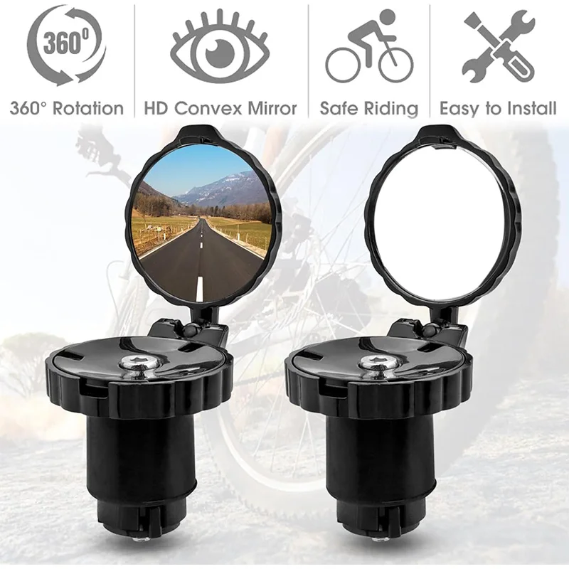 Bicycle Handlebar Convex Mirro - Mirror Handlebar Convex 评论和价格