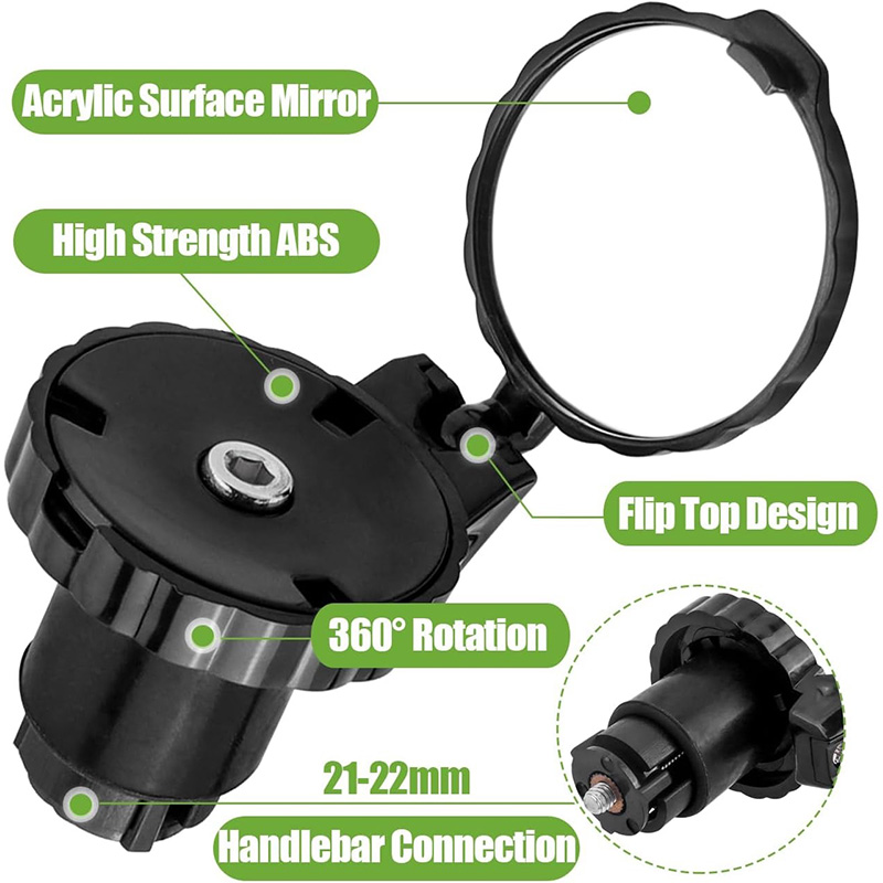 Bicycle Handlebar Convex Mirro - Mirror Handlebar Convex 评论和价格