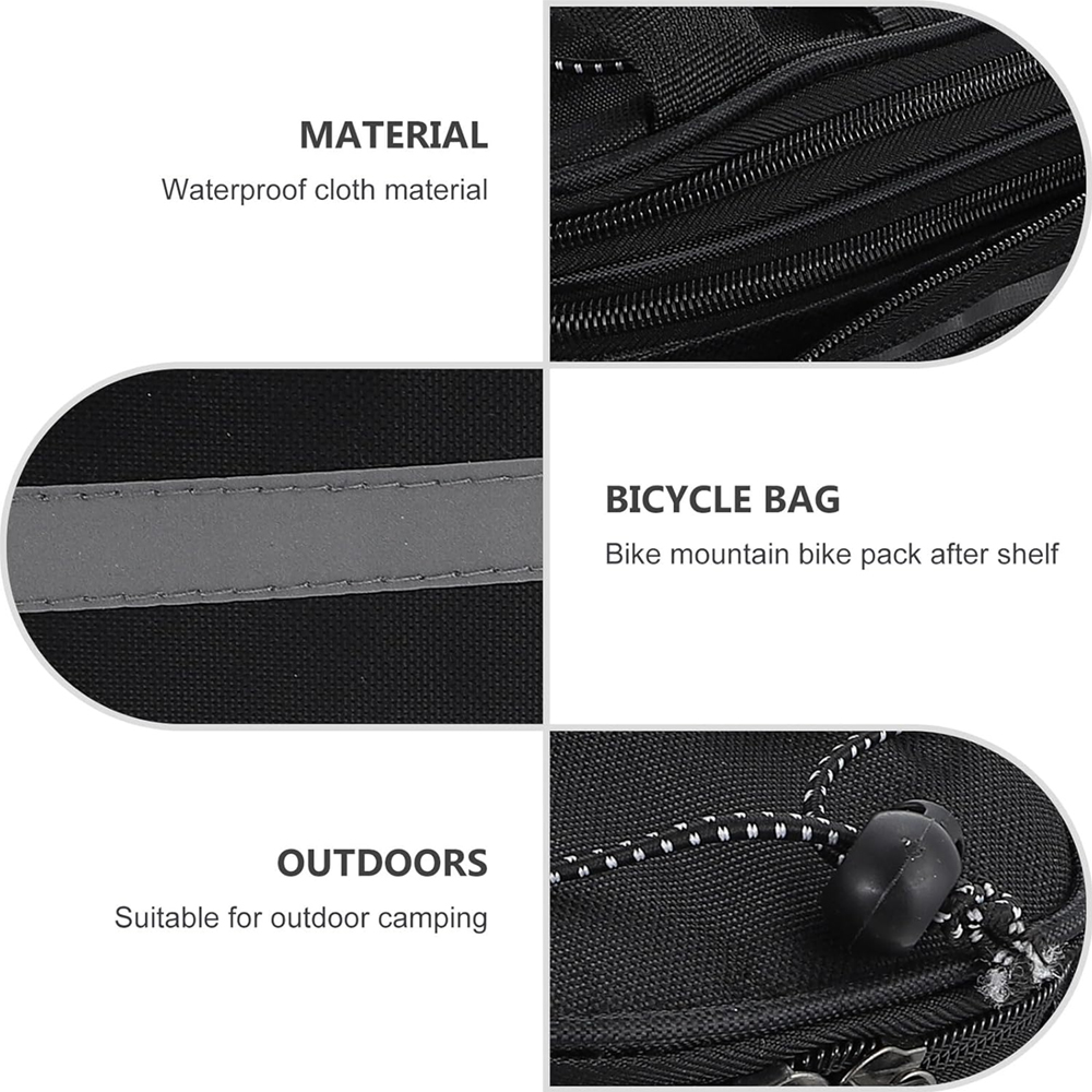 1pcs Bicycle Trunk Bag Bike Re - Cycling Commute Rain 评论和价格