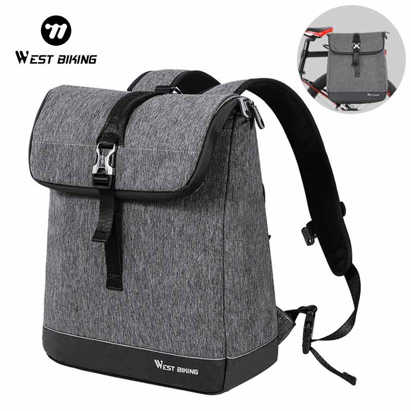 WEST BIKING Flap Roll Top Cycl - Cycling Commuter Backpack Laptop 评论和价格