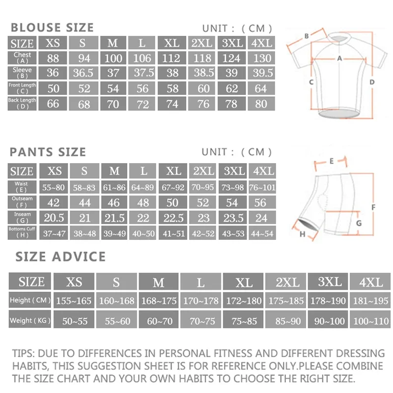 -Pro Cycling Jersey Set, Sport - Cycling Commuter Clothing 评论和价格