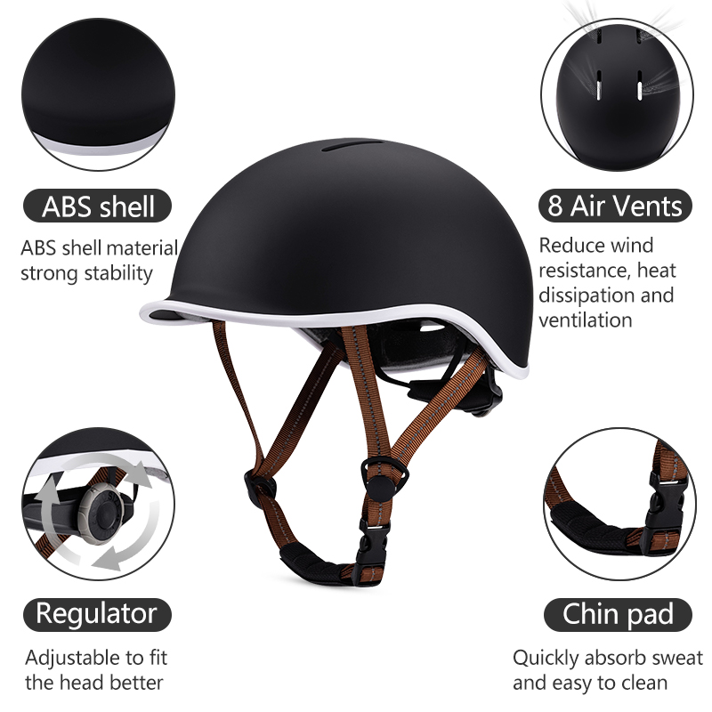 Retro Baseball Cap Style Bike  - Commute Cycling Helmet 评论和价格