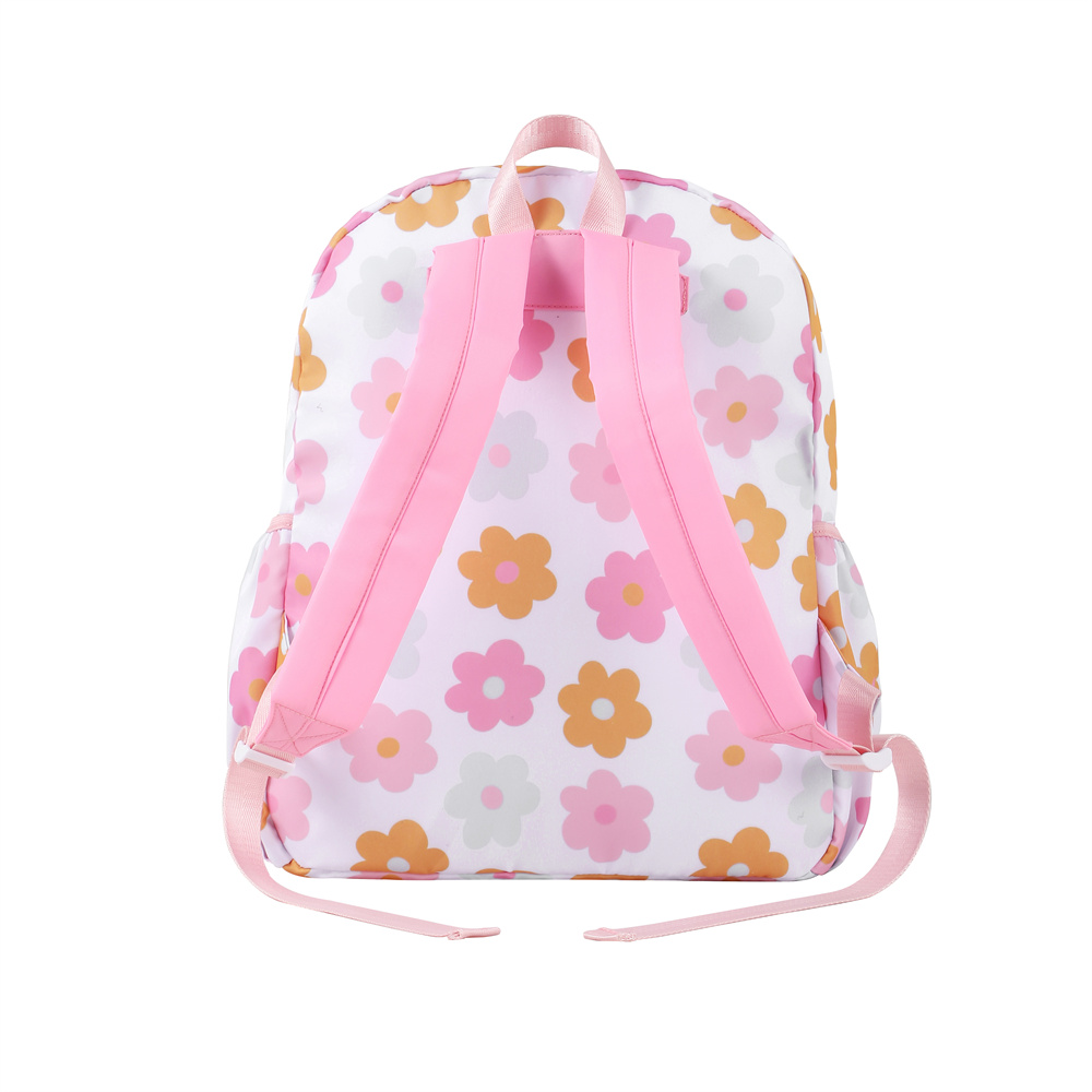 Floral Nylon Backpack For Kids - Saddle Bag Under Seat 评论和价格